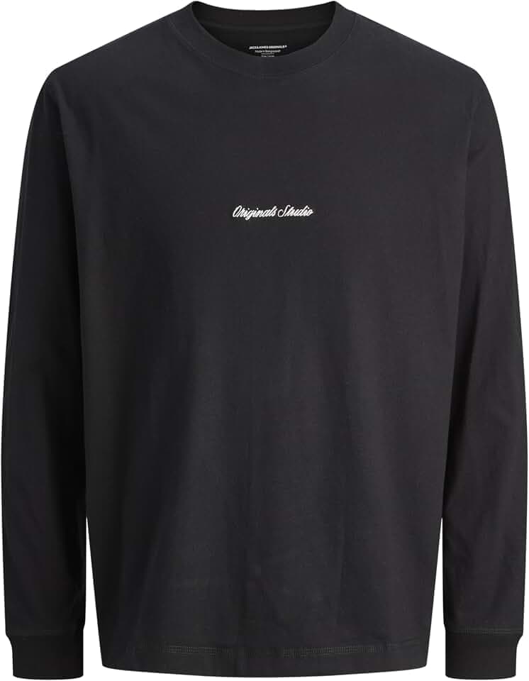 JACK & JONES Jungen Jornorrebro Emb Tee Ls Crew Neck Mni
