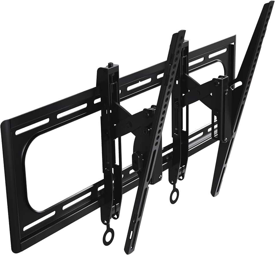 SANUS Preferred Extendable Tilt TV Wall Mount for 42 to 90 inch Screens up to 150lbs - 5.7” Extension Provides Max 12 deg Tilt to Reduce Glare - Easy DIY Install w/Included Hardware - SLT4-B1