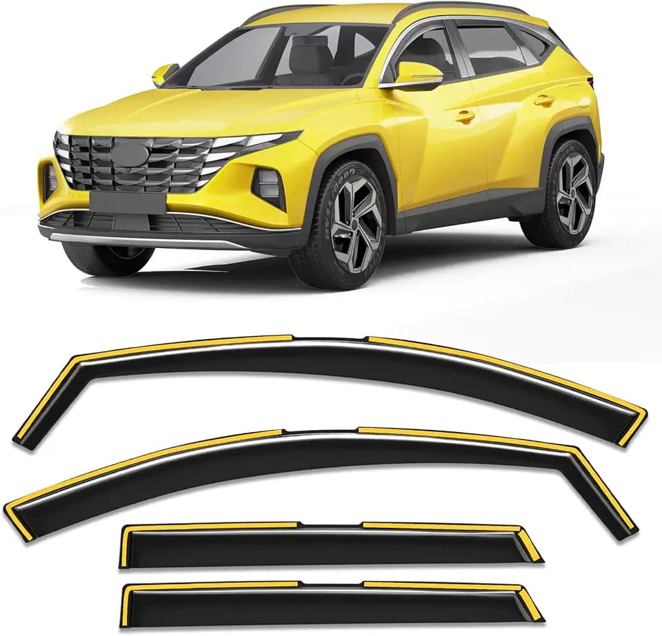 in-Channel Window Visors Rain Guards for Hyundai Tucson 2022-2026