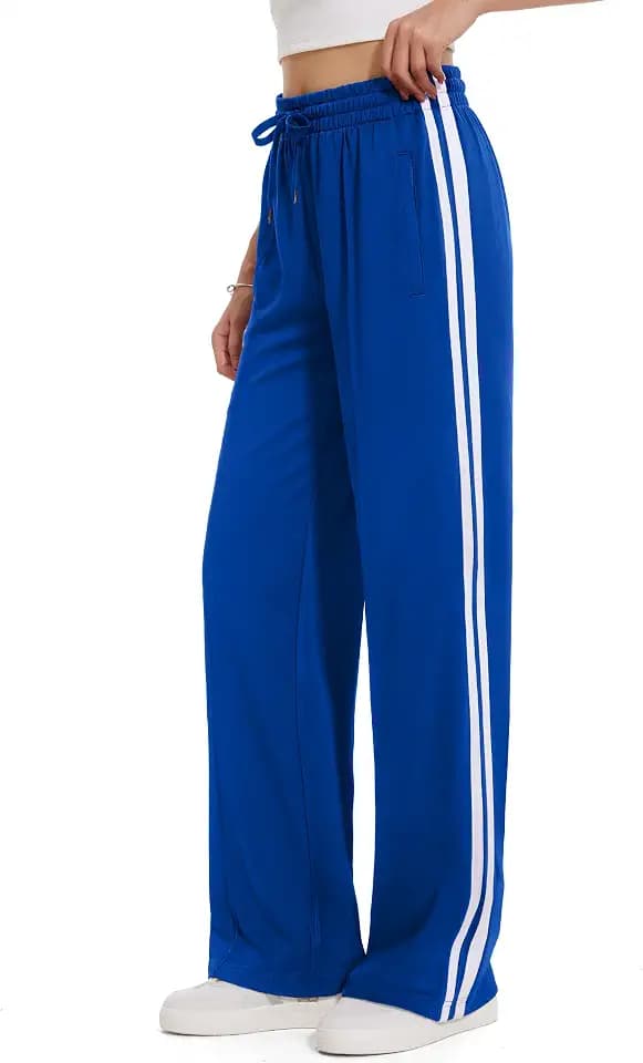 Tapata Women's 26/28/30/32/34/36 Inseam Track Pants Loose Straight Leg Jogging Sweatpants Warm-Up Sports Athletic Running