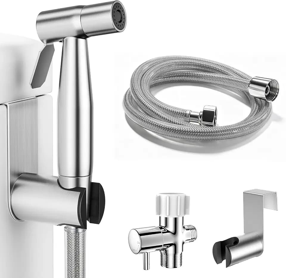 LUFEIDRA Handheld Bidet Sprayer, Adjustable Water Pressure, RV Toilet Use