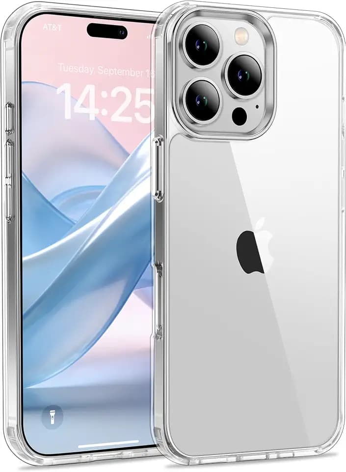 USLAI Case for iPhone 16 Pro, Anti-Yellowing, Clear