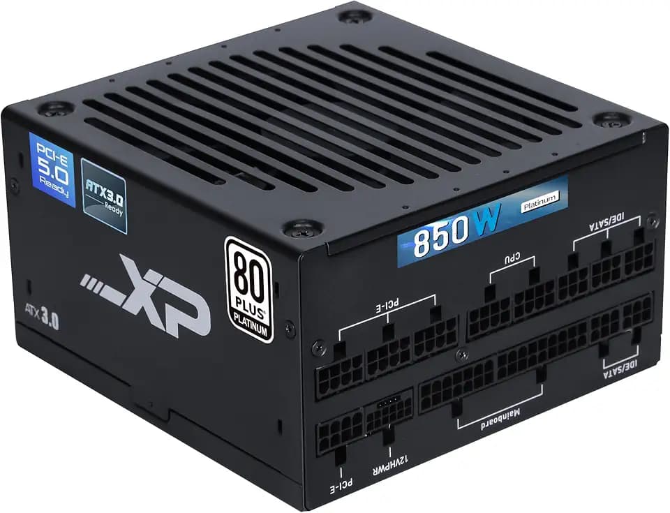 SAMA XP850 850W Platinum ATX 3.0 PCIe 5.0 Fully Modular Power Supply Black