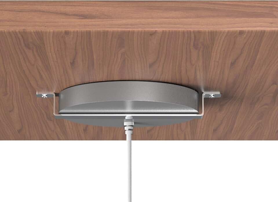 kalb | 12VDC QI Unterbau und Einbau Ladegerät grau Ladedistanz 3-18 mm Smart Wireless
