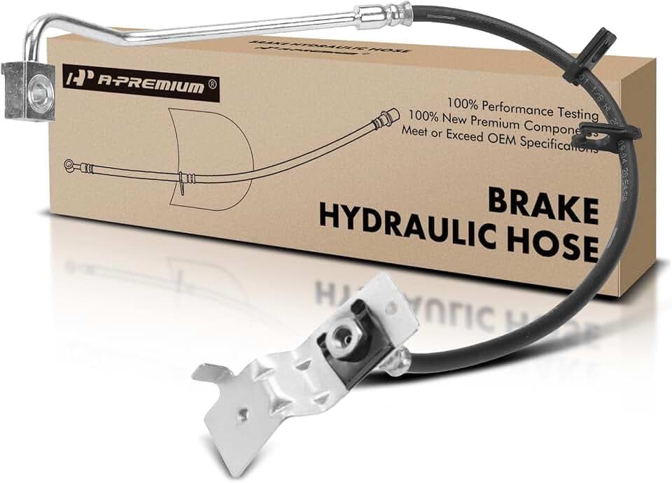 A-Premium Front Driver Brake Hydraulic Hose Compatible with Ford