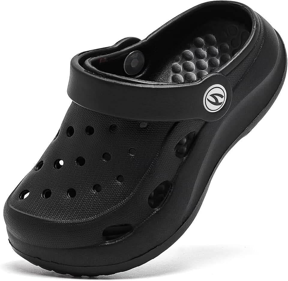 WOUEOI Boys Girls Garden Shoes Toddler Cartoon Slides Sandals Kids Clogs