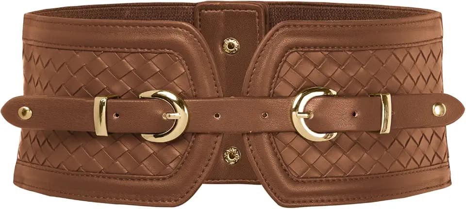 Scarlet Darkness Women Wide Corset Belt Elastic Stretchy Waspie Waist Belt