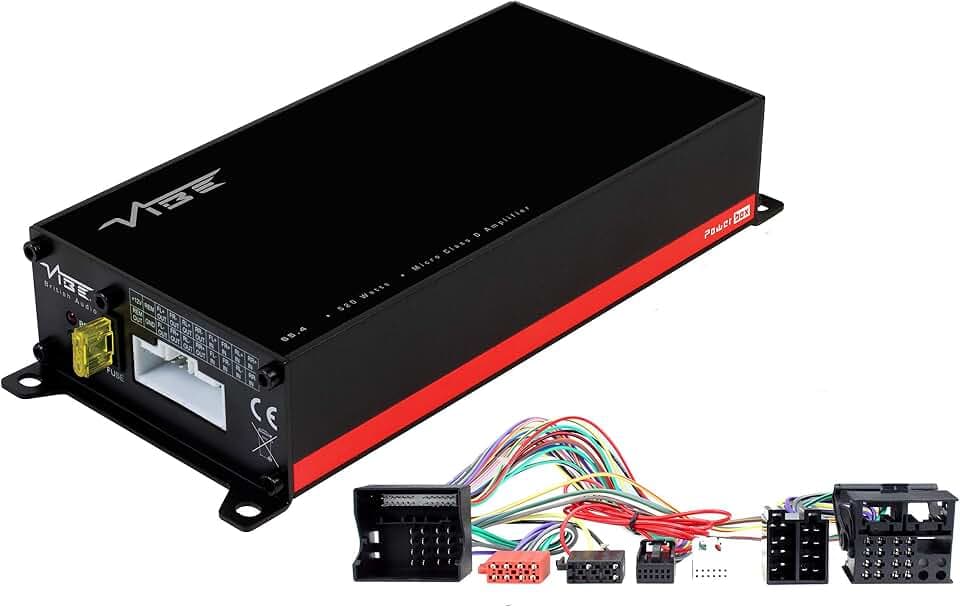 VIBE Audio Powerbox Verstärker-Upgrade, kompatibel mit BMW/MINI, POWERBOX65.4BMW3
