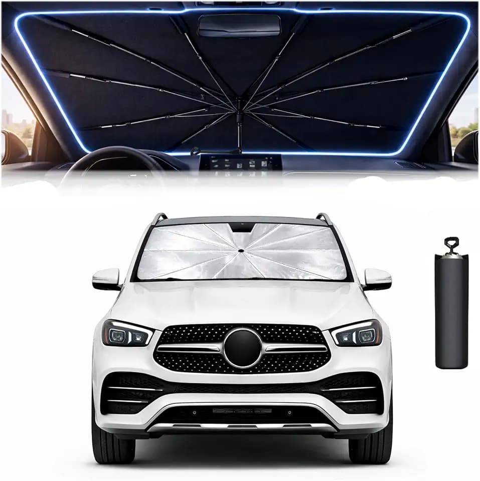 Car Windshield Sun Shade Umbrella for Mercedes Benz GLE 2020-2026