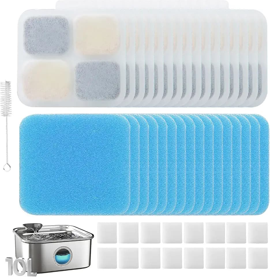 Pet Water Fountain Filters Fit for Oneisall PW07SAU 10L Dog Water Fountain
