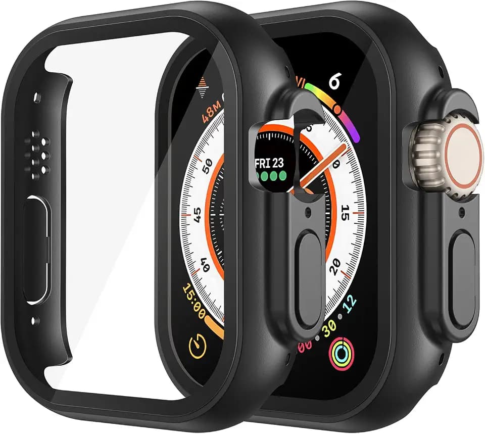 Misxi Case with Screen Protector for 49mm Apple Watch Ultra 4/Ultra 3/2/1