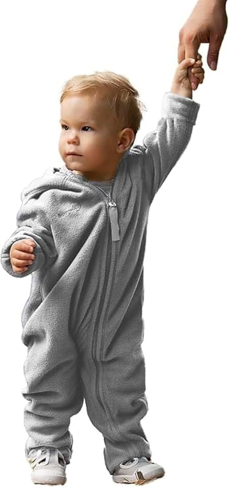 Hoppediz Unisex Baby Fleece-overall Baby-Overall (1er Pack)