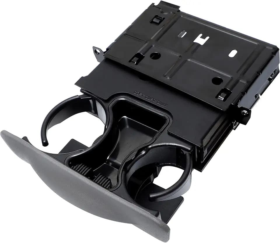 Dashboard Cup Holder for 99-04 Ford F250-F550 Super Duty Excursion Gray