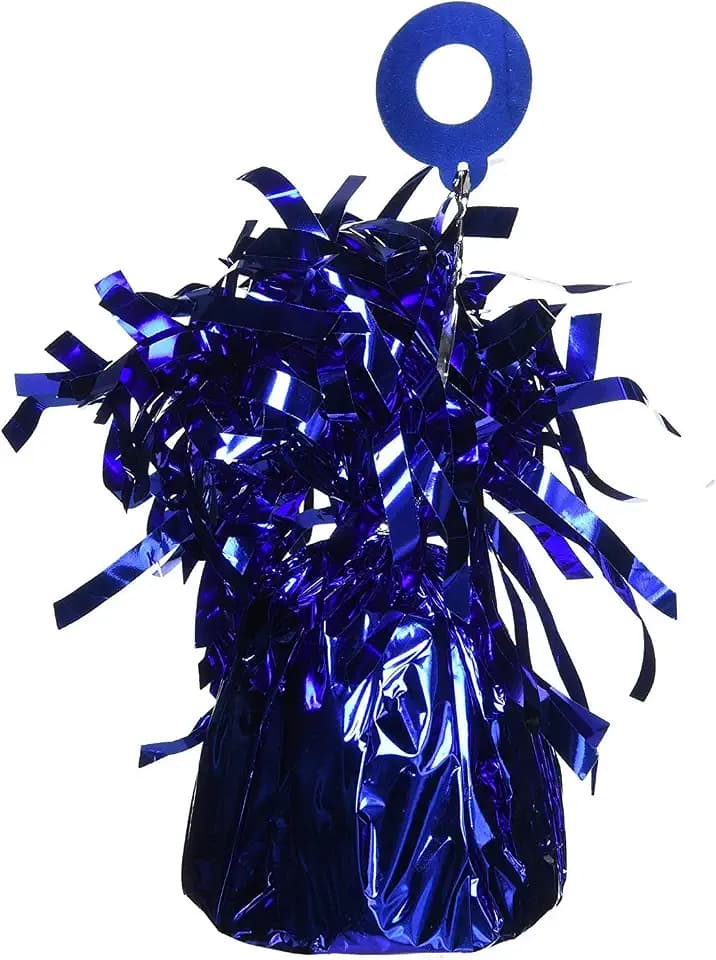 Premium Blue Mini Foil Balloon Weights - 6 oz (Pack of 12) | Stylish, Solid & Heavy-Duty Anchors | Perfect for Indoor or Outdoor Celebrations