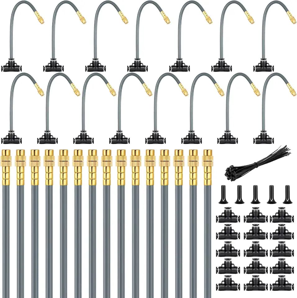 360° Adjustable 1/4" Drip Irrigation System Kits(No 1/4" Tubing)
