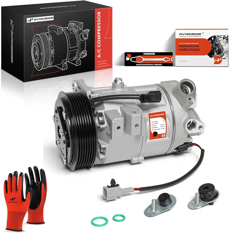 A-Premium Air Conditioner AC Compressor with Clutch