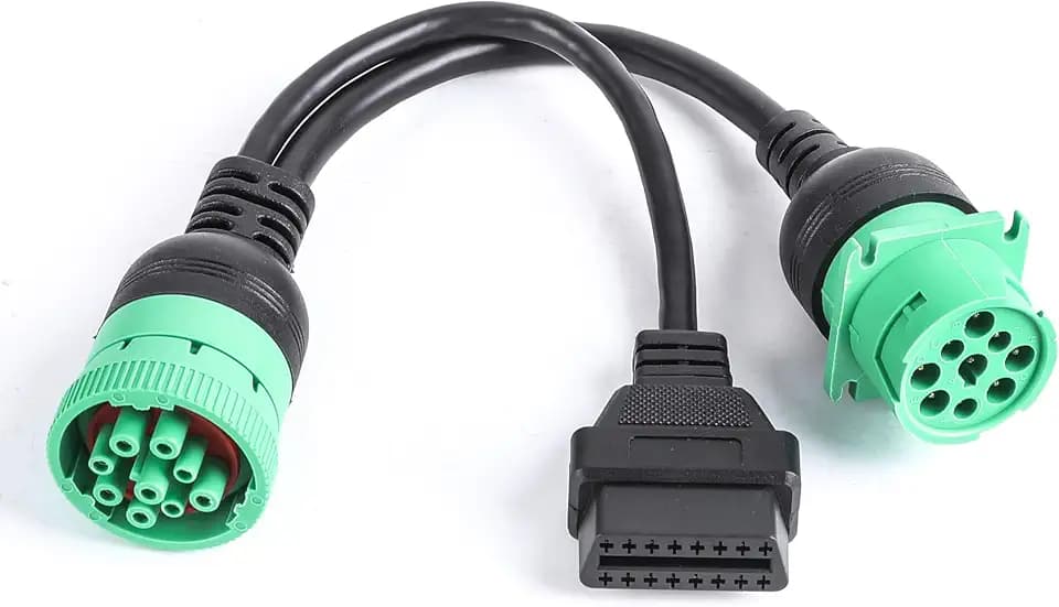 J1939 Male to J1939 Female and OBD2 Splitter Cable (1pcs)