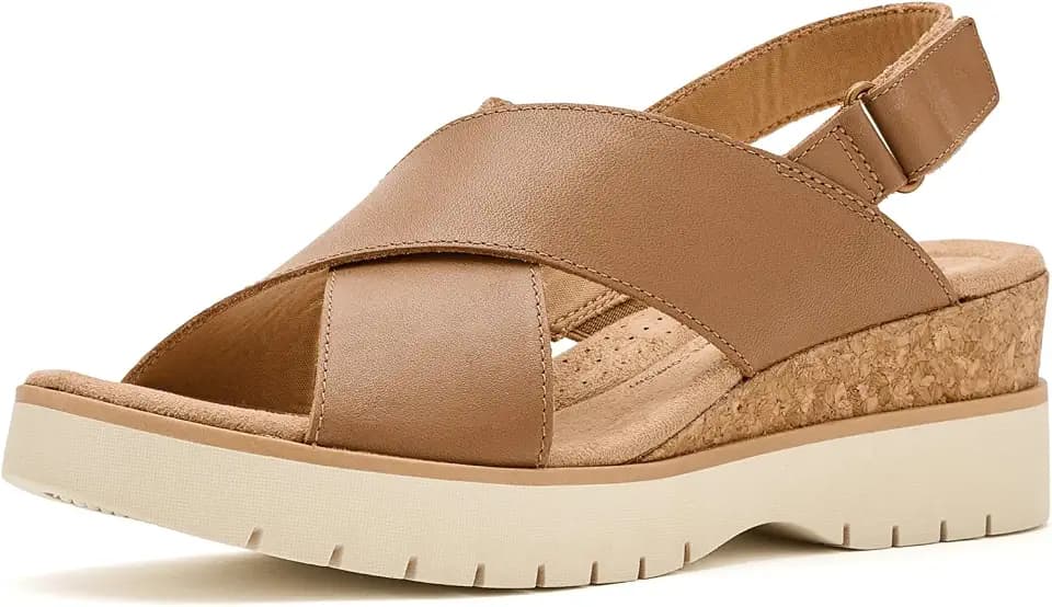 Clarks Women's Diaz Cross Wedge Sandal