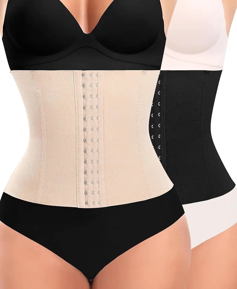 YARRCO Schlankheitsgürtel für Damen, Bauch, Shapewear, Schlankheits-Korsett, Taillentrainer nach der Geburt, kolumbianischer Taillengürtel, Korsett