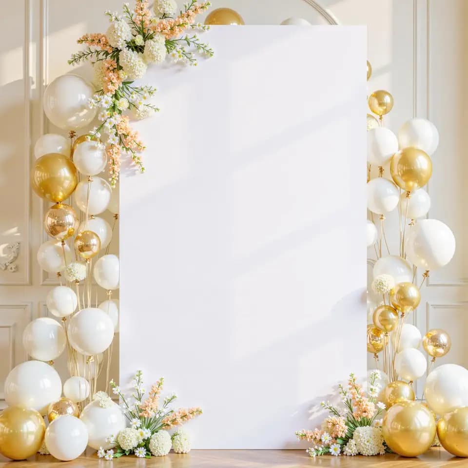 Wedding Arch Cover White 6.6FT x 4FT Square Arch Backdrop Covers Stretchy Spandex Fitted Square Backdrop Cover for Birthday Party Wedding Ceremony Banquet Decoration