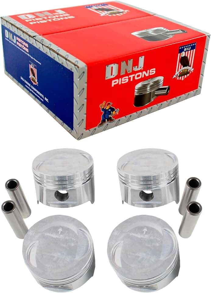 DNJ P500.40 Oversize Piston Set for 1986-1995 Suzuki Samurai Sidekick Swift 1.3L L4 8V SOHC 1298cc