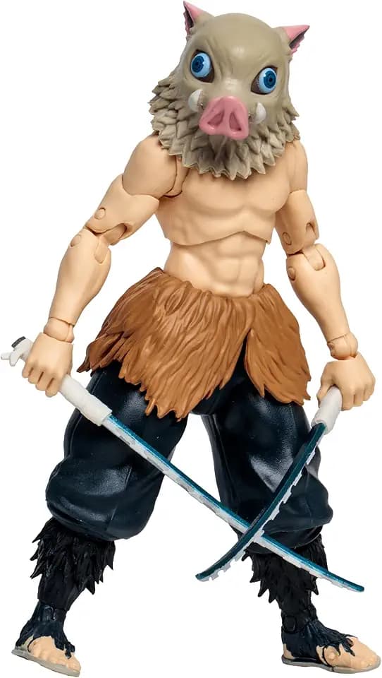 Lansay - McFarlane Demon Slayer Inosuke - 2 Schwerter Dabei - Ab 12 Jahren