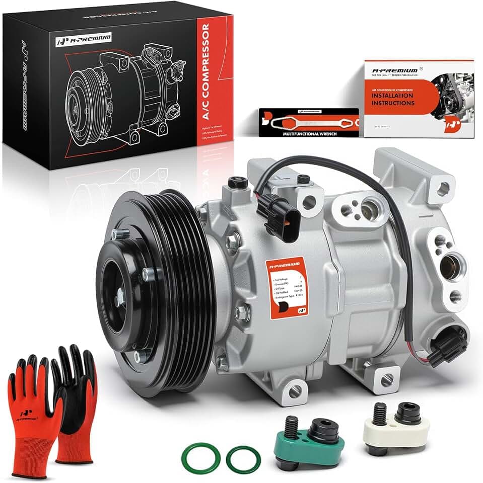 A-Premium Air Conditioner AC Compressor with Clutch
