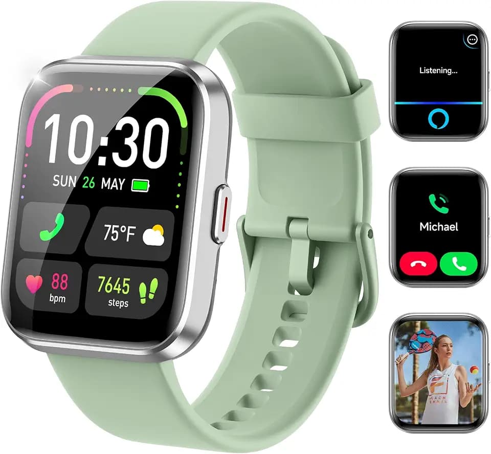 WMK Smart Watches for Women, 1.83" Smart Watch for Android Phones & iPhone, Dark Blue