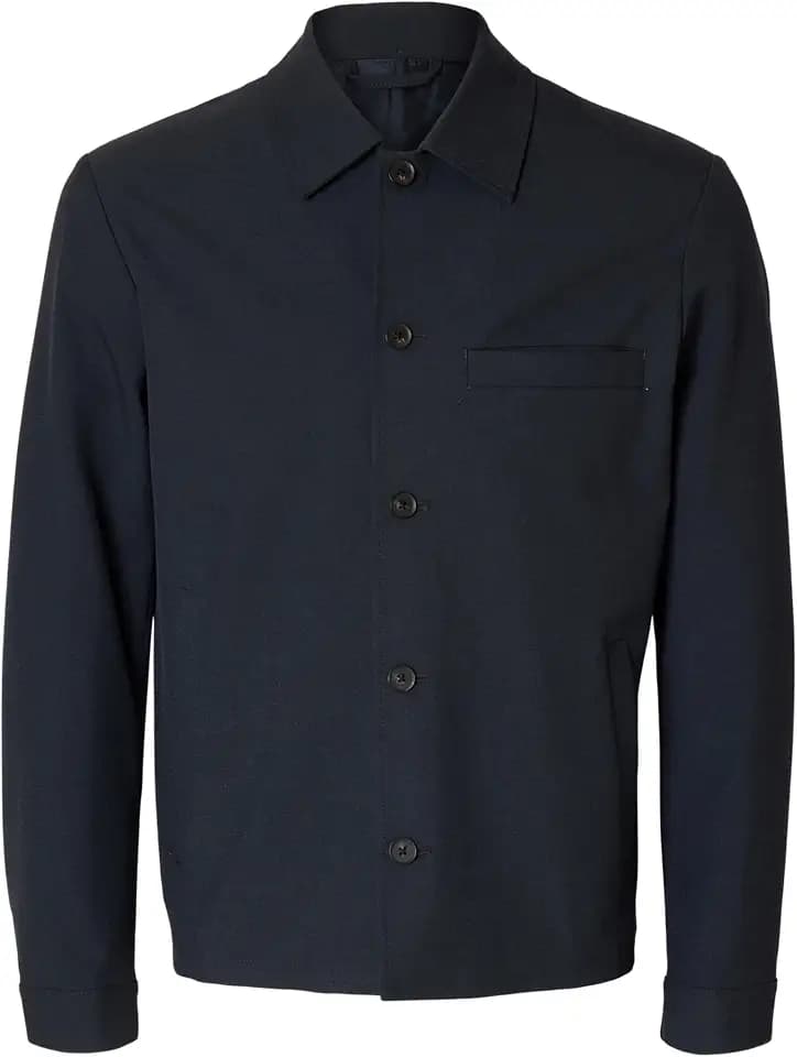 SELECTED HOMME Male Overshirt Tailored