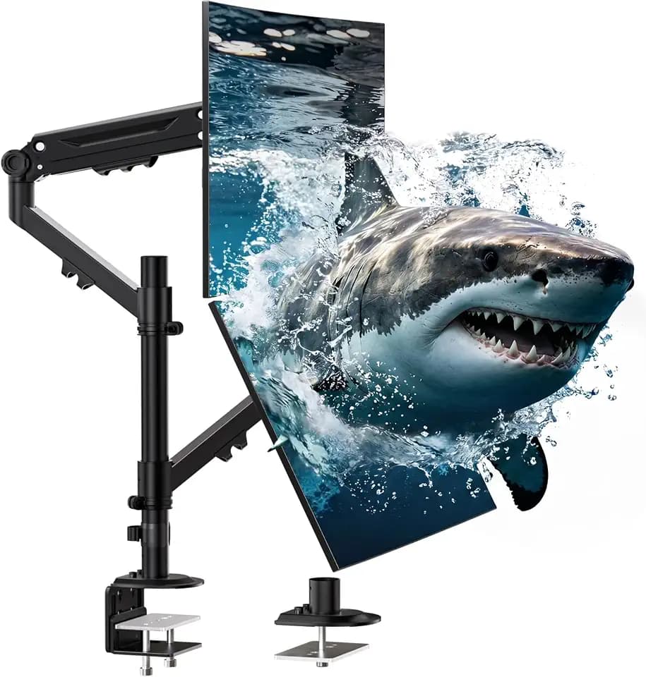 WALI Vertical Dual Monitor Mount for 13-40 inch Screens, up to 26.4 lbs