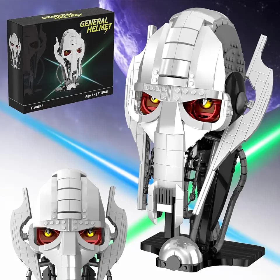 General Grievous Helmet Building Set Compatible with Lego (710PCS)