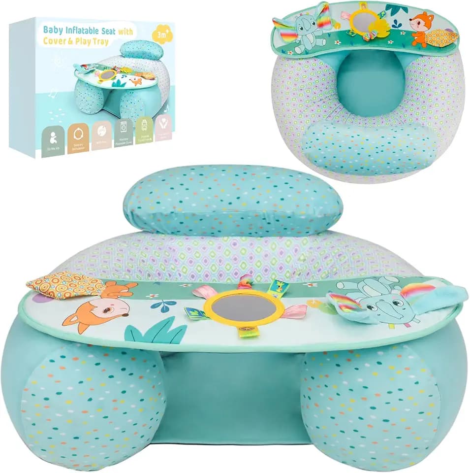 Aufblasbarer Sitz Baby, Baby Sitz Kissen für 3-36 Monate