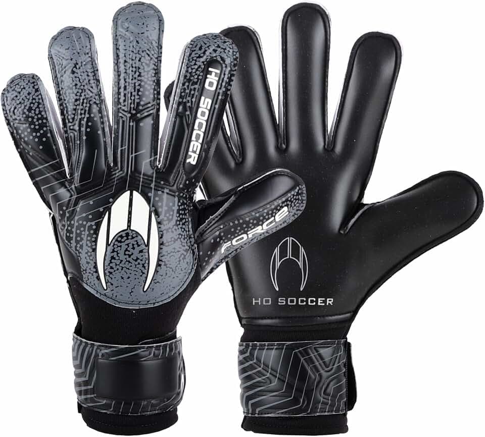 HO Soccer Force Black Torwarthandschuhe, Unisex, Erwachsene