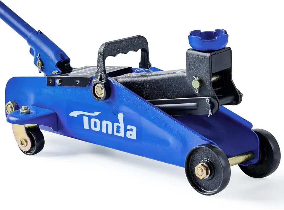 TONDA Floor Jack, 1.5 Ton Hydraulic Car Jack, 3,000 lb, 4.9"-11.8"