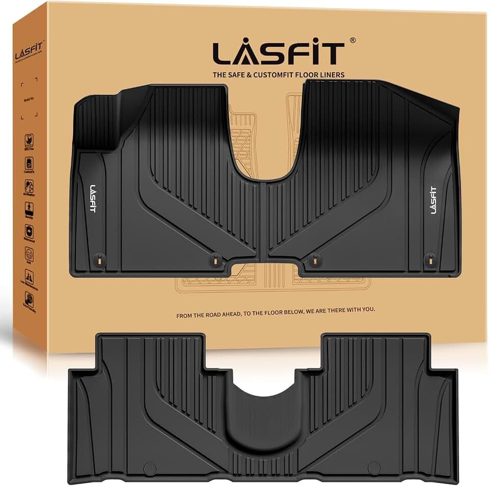 LASFIT Floor Mats for Hyundai Ioniq 5 2024 2023 2022 Only Movable Console