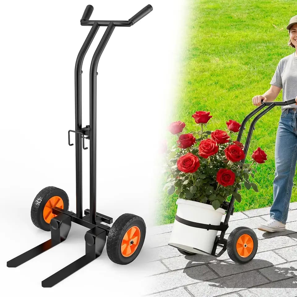 Plant Dolly Heavy Duty with Wheels, Adjustable Pot Mover Plant Caddy
