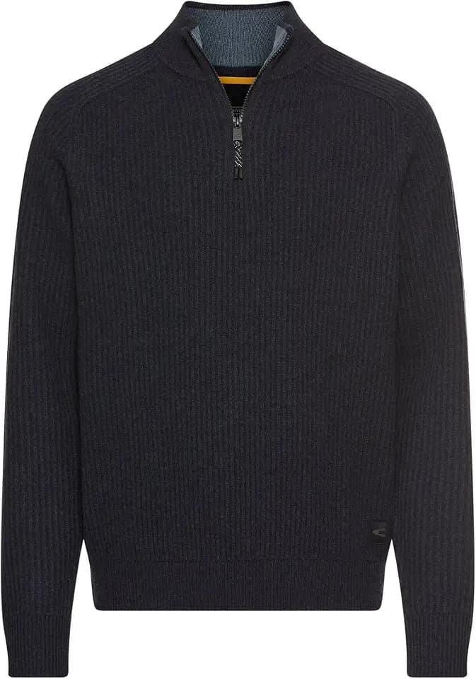 camel active Herren Strick-Troyer aus Reiner Lammwolle
