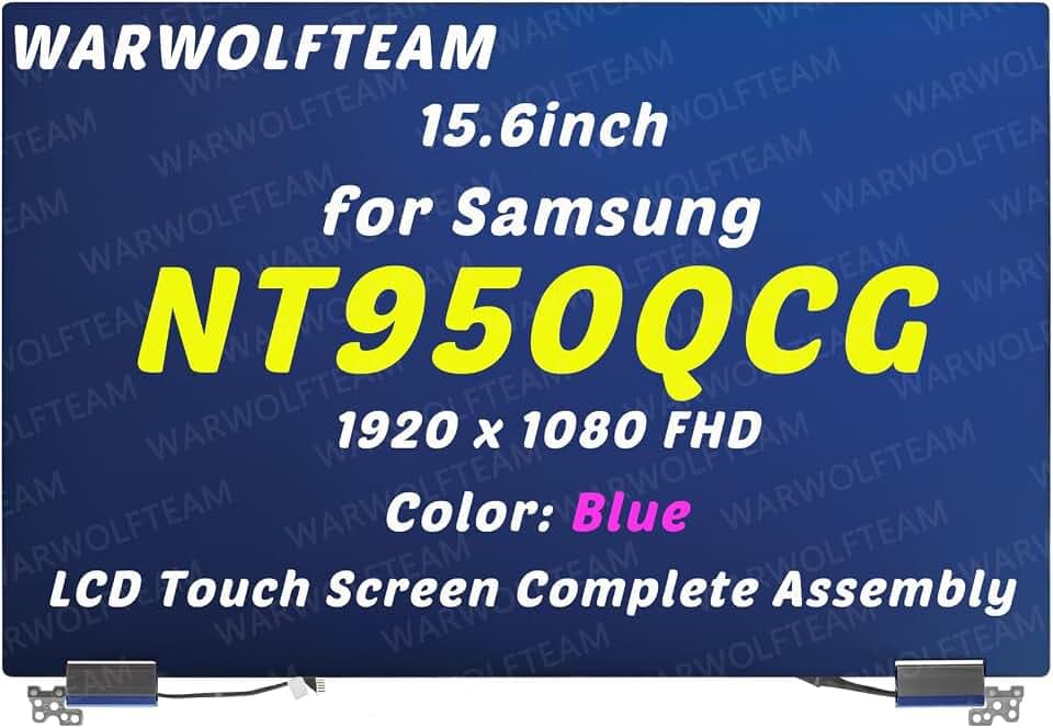 for Samsung NT950QCG LCD Touch Screen Replacement, Blue