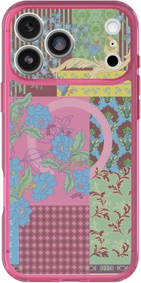 OtterBox iPhone 18/17 Pro Max Lumen Series Case - Pink Floral Patchwork