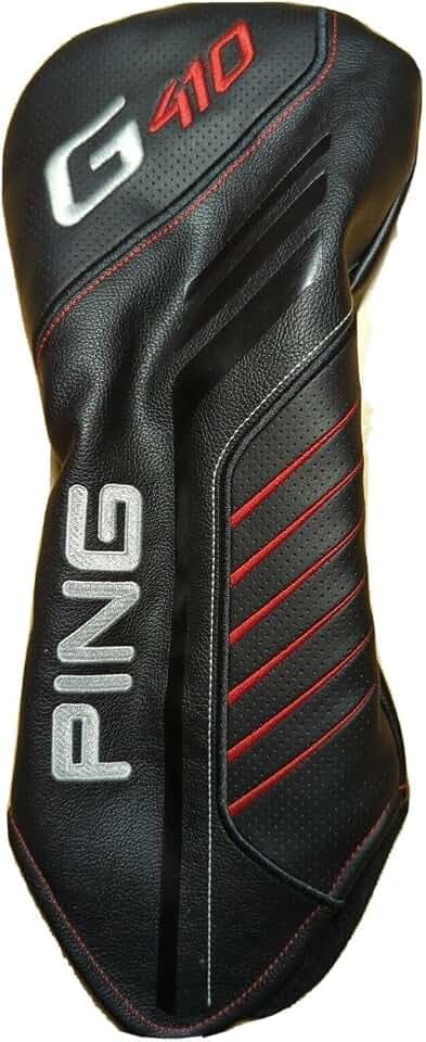 New PING G410 Black Leather Cover Driver Headcover