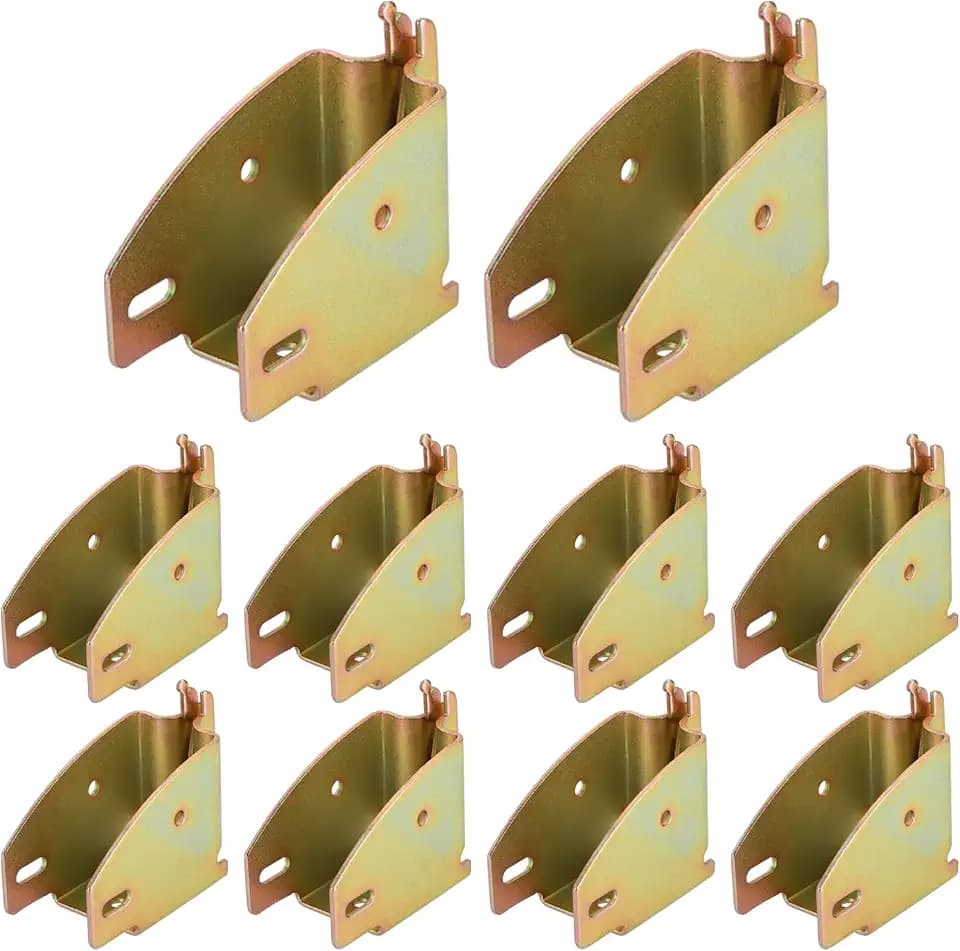 2x4 & 2x6 Lumber E-Track Wood Beam End Socket Brackets Accessories