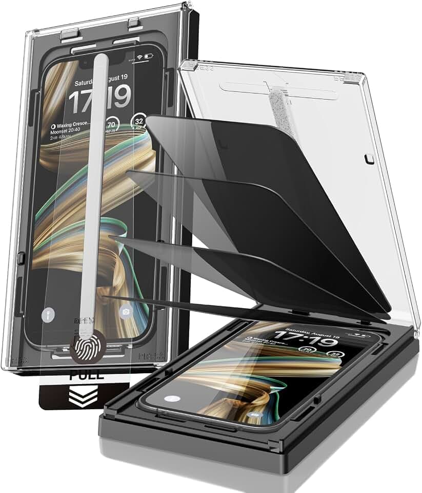 EZ-GLAZ-4-Pack for iPhone 14 Plus / 13 Pro Max Privacy Screen Protector