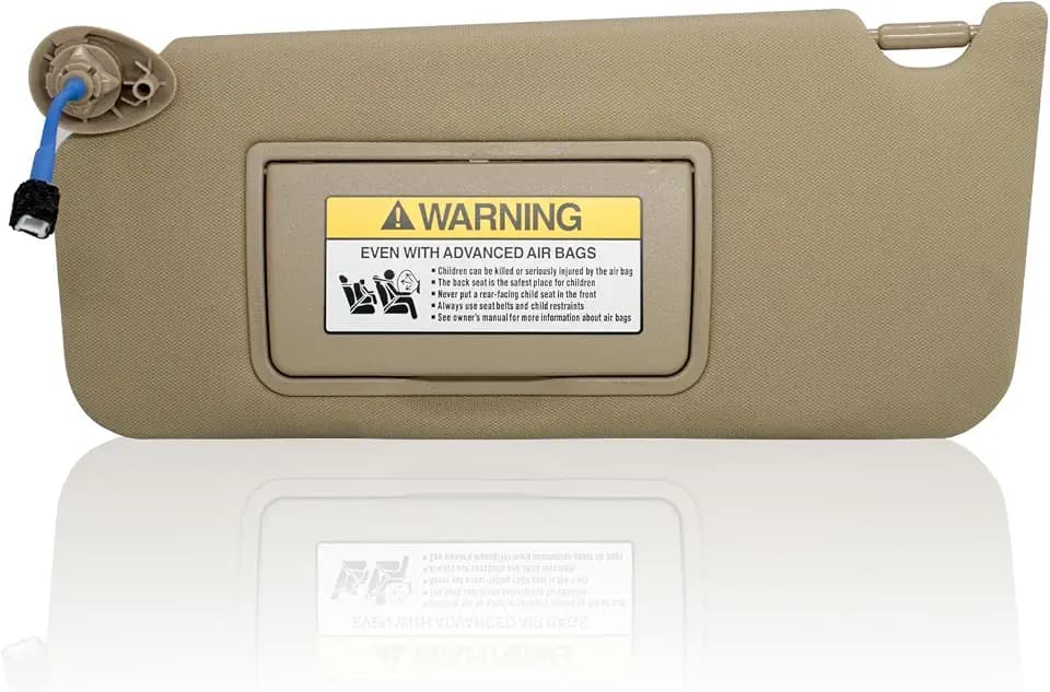 NHILES Left Driver Side Sun Visor Compatible with Honda Accord 2008-2017