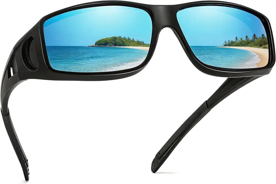 TJUTR Polarized Fit Over Glasses Sunglasses for Men Women TS2611