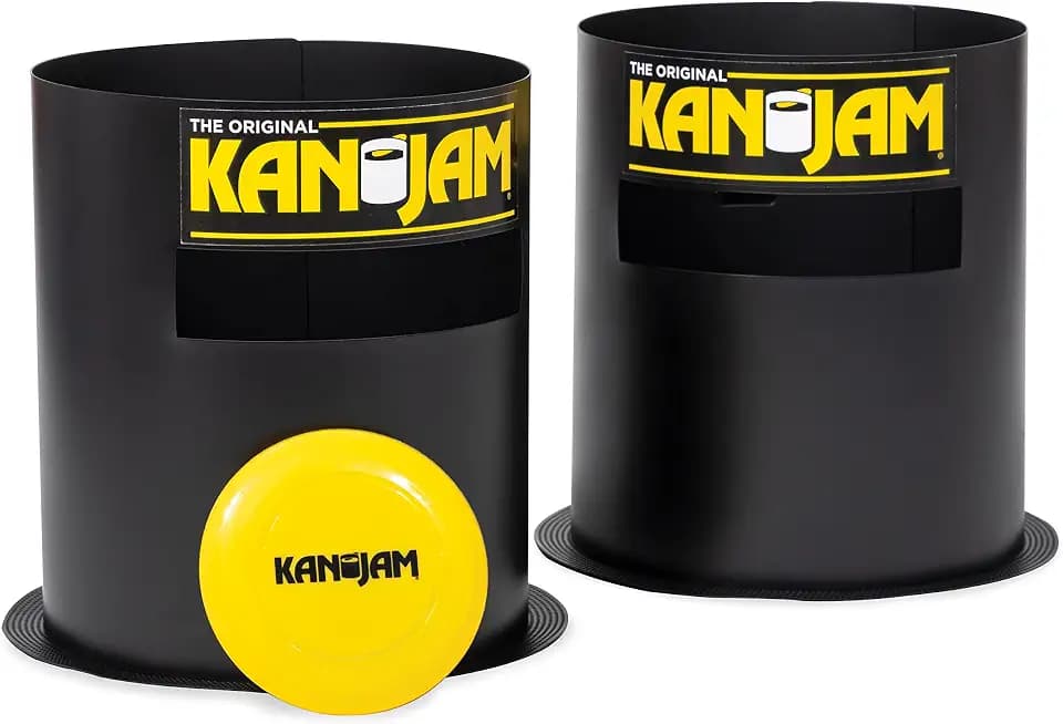 Kan Jam Mini - The Original Backyard Outdoor Game now in a Smaller Indoor Size - Complete with 2 Targets and 1 Mini Disc