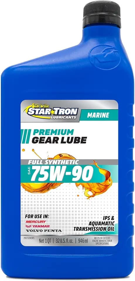 STAR BRITE Synthetic 75W90 Gear LUBE, Marine-Grade, API GL-5 Certified