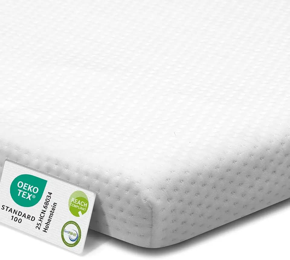 Topper 140x200cm Gel Matratzen Topper H2&H3 6cm Hoch Kaltschaum Matratzentopper aus Bequemem Gelschaum, Abnehmbarem Bezug, Oeko‑TEX® Standard 100, Certipur-US, Reach Zertifiziert