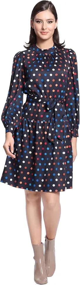 Maggy London Women's Women's Long Sleeve Back Cut Out Mini Dress