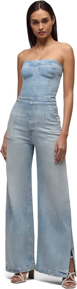 HUDSON Women's Bustier Cargo Jumpsuit