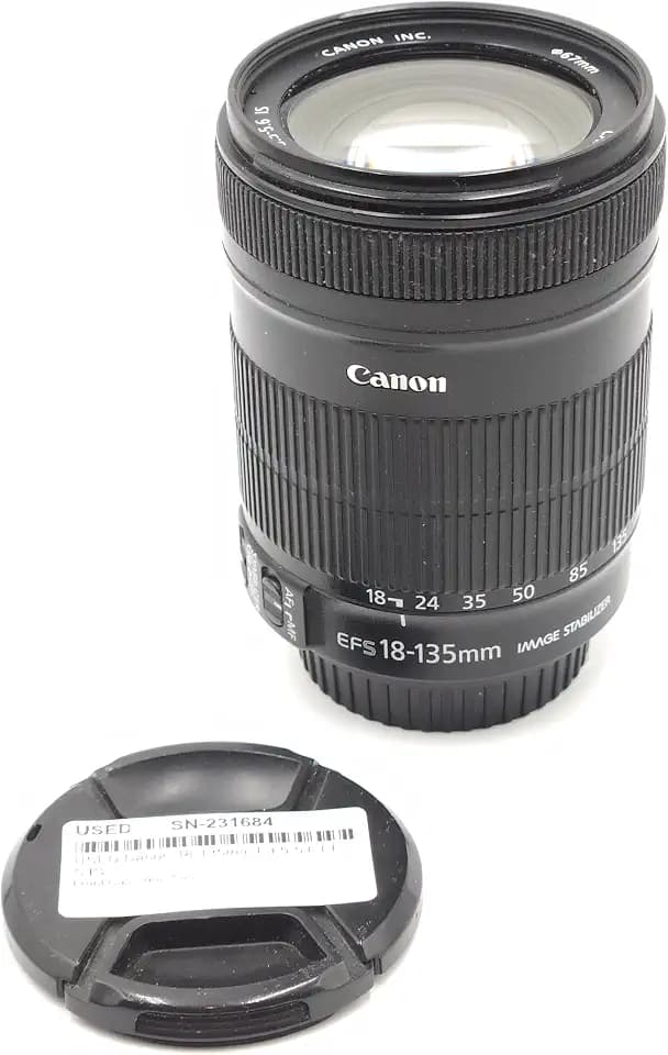 Canon EF-S 18-135mm f/3.5-5.6 is Standard Zoom Lens for Canon Digital SLR Cameras (New, White Box)